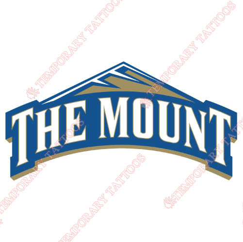 Mount St Marys Mountaineers Customize Temporary Tattoos Stickers NO.5212
